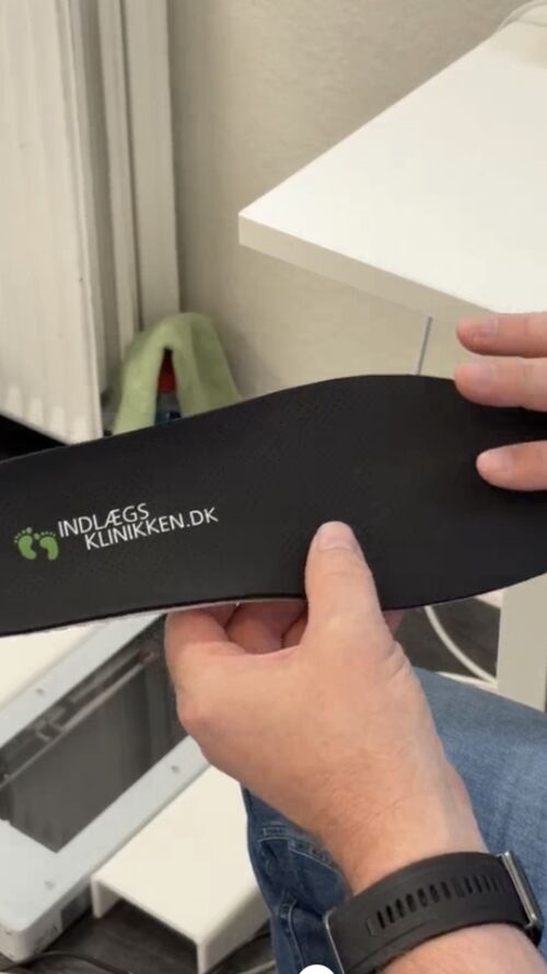 UGC video still for Indlægsklinikken insole product